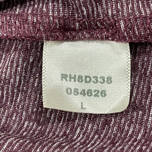 Splendid Women Size L Active Fitted Top Long Sleeves Round Neck Uneven Hi-Lo Hem - Picture 9 of 14